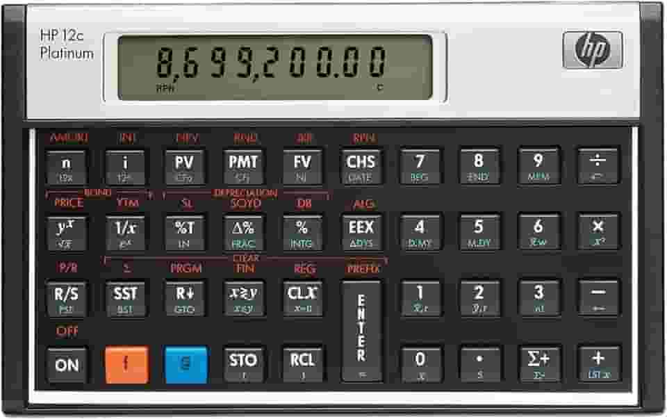 Calculadora financeira HP 12CP