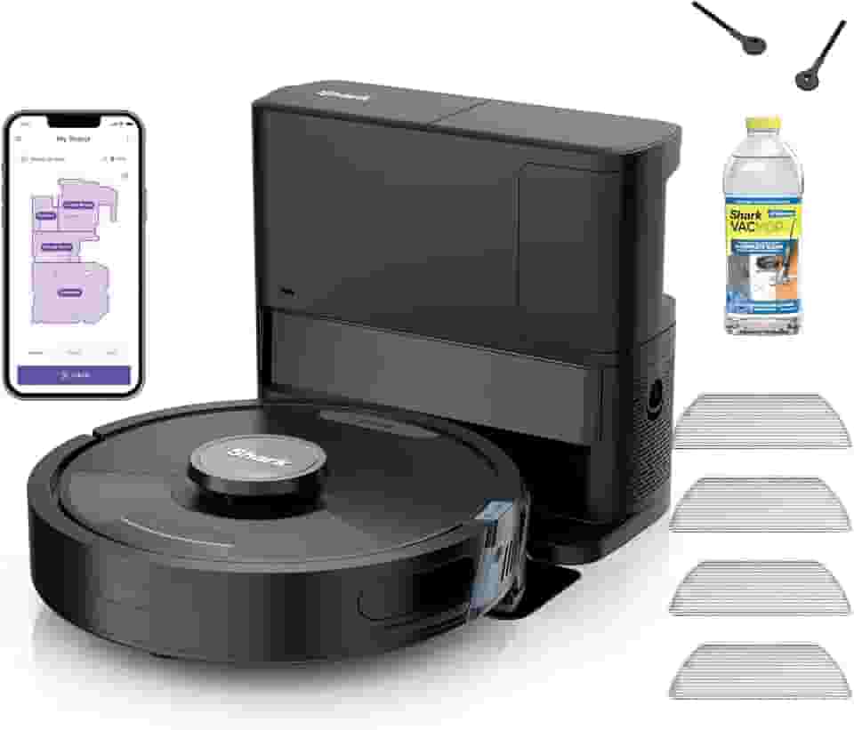 Shark Robô aspirador e esfregão Matrix Plus com base HEPA autovazia, UR2650WS