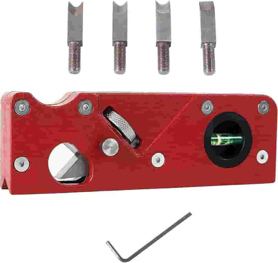 Avião de chanfro para madeira, plaina manual de madeira para aplainamento de bordas rápidas e corte radiano de canto, quatro tipos de cabeças de cortador, ferramentas para marcenaria profissionais e iniciantes