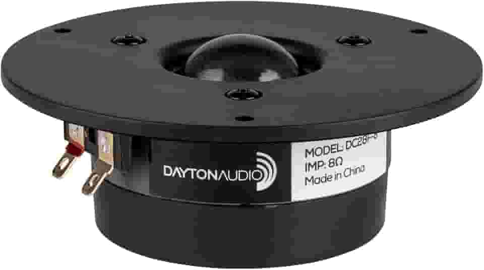 Dayton Audio _ Tweeter de cúpula macia DC28F-8 Classic Series 28 mm 8ƒ