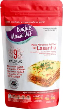 Konjac Massa MF Lasanha Zero Carboidrato Konjac Massa Mf 270G