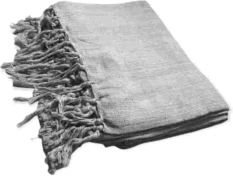 Manta Para Sofá 3 Lugares 2,40x1,80 (Cinza Mesclado)