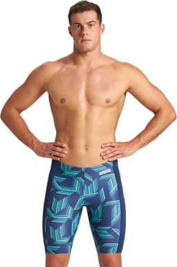 Bermuda de natação atlética para homens, corrida competitiva, treinamento, secagem rápida, compressão, roupa de banho resistente ao cloro