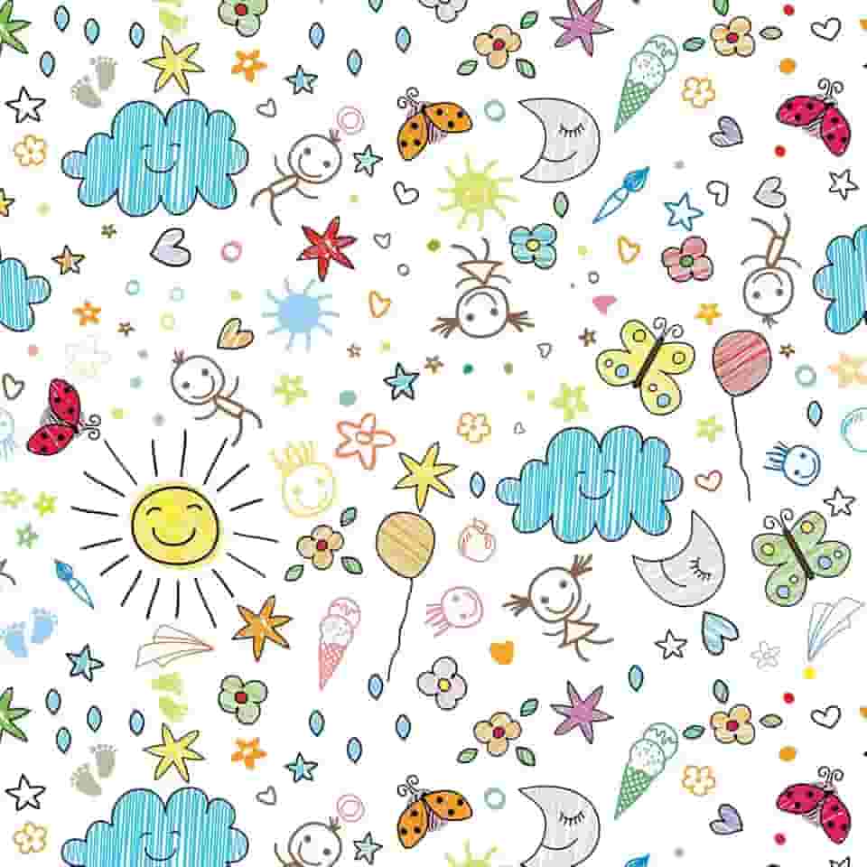 Papel Presente Bobina Couche 40Cm Mod 154 Riscos E Rabisco Bo-100Mts 108795