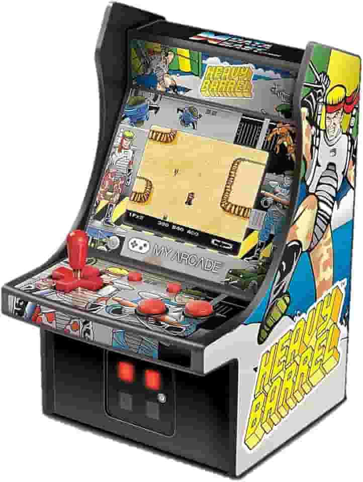 Dgunl-3205 Fliperama Portátil Retrô Heavy Barrel de 17 Cm, My Arcade, Amarelo e Preto - Windows