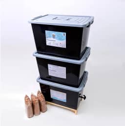 Composteira Doméstica Minhocário 168l - Produza seu próprio adubo orgânico