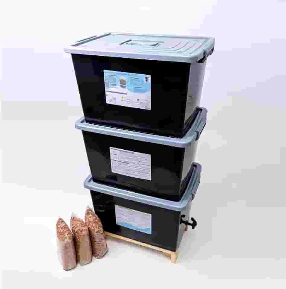 Composteira Doméstica Minhocário 168l - Produza seu próprio adubo orgânico