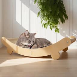 Cama arranhadora para gatos, rede de sisal para gatos internos, cadeira de sisal, arranhador, para gatos grandes, móveis de madeira para gatos