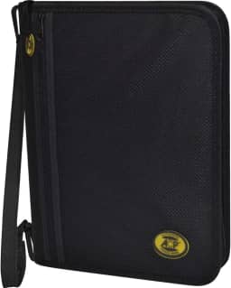 Acp 918, Fichário com Zipper e Alça Teen, Preto