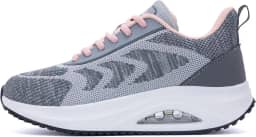 Tênis de caminhada feminino com suporte de arco ortopédico para fascite plantar tênis de corrida