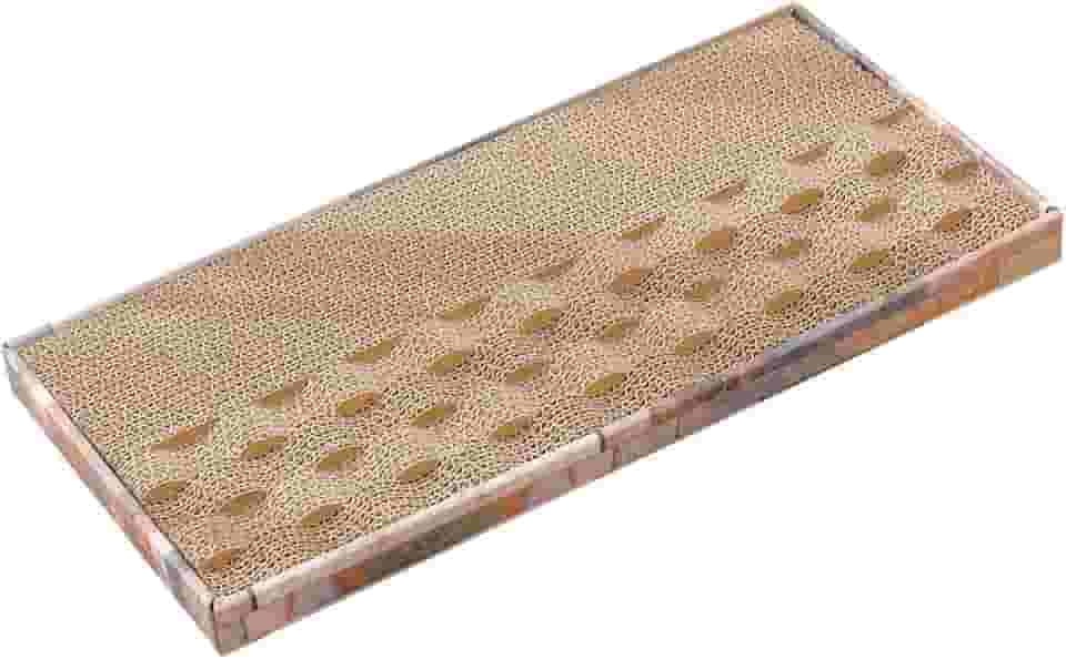 Besga Arranhador de Gato Ondulado, Proteção para Sofá E Móveis, Placa de Papelão para Arranhar, Cama para Dormir em Casa