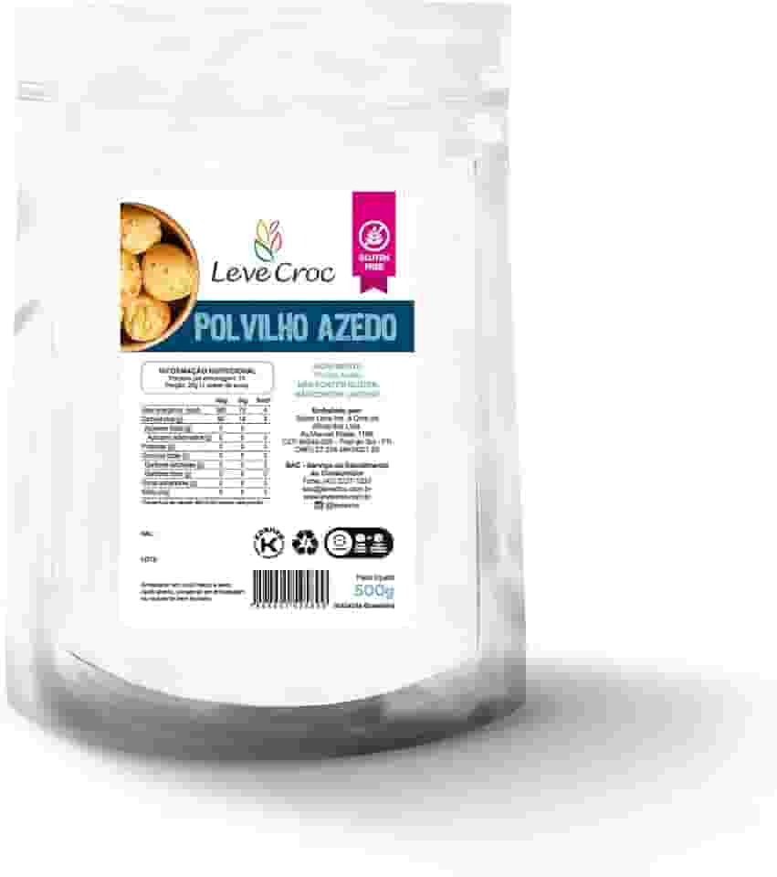 Polvilho azedo sem glúten Leve Croc 500g