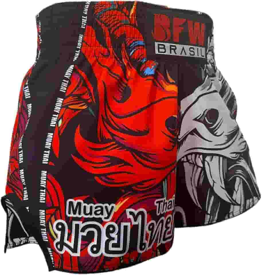 Short Muay Thai Tailandês Unissex - Fúria Bfw