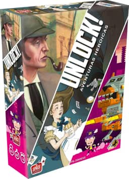 Galápagos, Unlock!: Aventuras Heroicas, Jogo de Tabuleiro para Amigos, 1-5 jogadores, 30-60 minutos por partida
