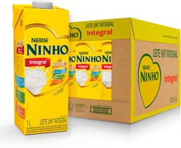 Leite UHT Integral Ninho Vit 1L - 12 Unidades