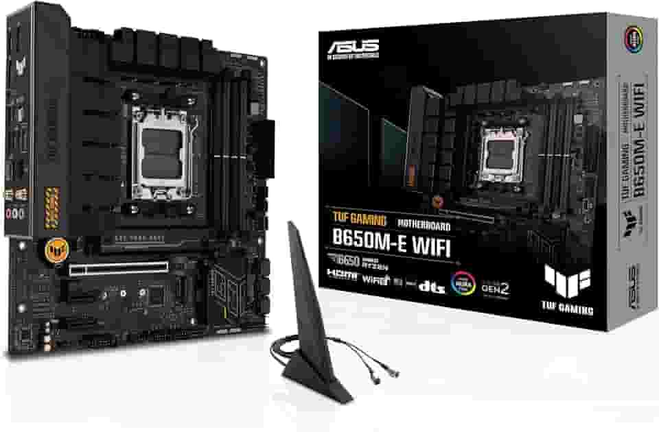 Placa Mãe Asus TUF Gaming B650M-E WIFI, Chipset B650, AMD AM5, mATX, DDR5, 90MB1FV0-M0EAY0