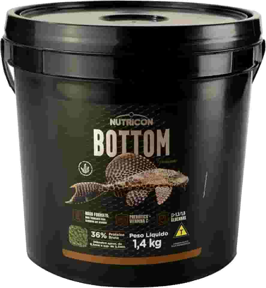 Nutricon Bottom Fish 1 4Kg Para Peixe Tropical Todas As Fases
