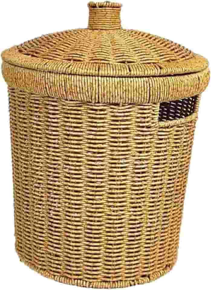 Cesto de Roupa de Tecido, Abertura Ampla, Ideal para Casa, Quarto, Cobertores E Brinquedos, M