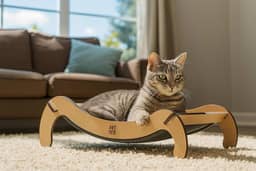 Rede Cama Suspensa De Chão Para Pet Gatos Todas Raças