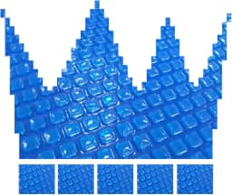 Lona Capa Termica Para Piscina 6x3 Manta Plastica 300 Micras Cores:Azul