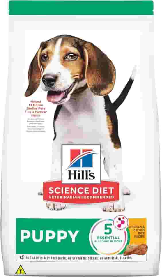 Hill's Science Diet, Ração, Cães Filhotes, Frango, 7,03 kg