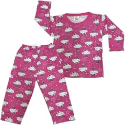 Pijama Malha Longo 100% Algodão Menina