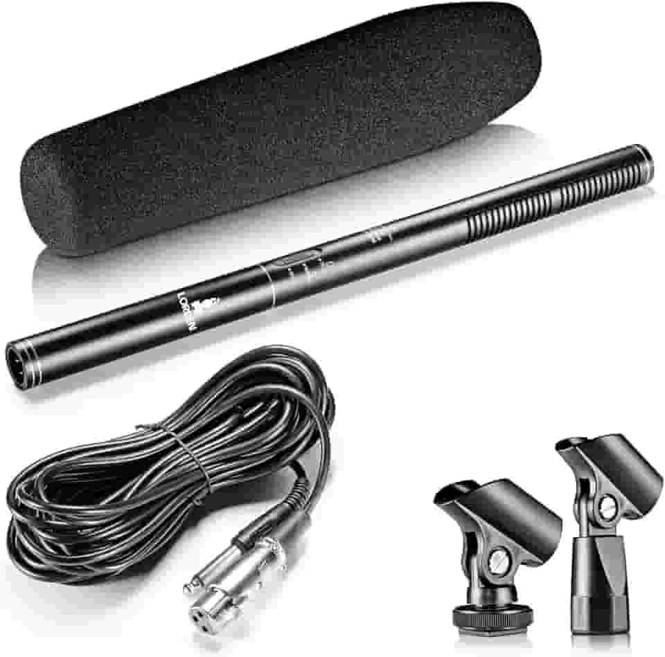 Microfone HT-81 Lorben Shotgun Super Unidirecional Ultra Cardioide Condensador GT944