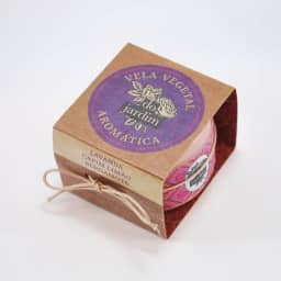 Vela Aromática Vegetal - Relaxante - Lavanda, Bergamota e Capim Limão - DoJardim