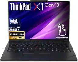 Lenovo ThinkPad X1 Carbon Gen 13 AI Business Laptop, processador Intel Ultra 7 255U, tela sensível ao toque FHD de 14 polegadas, 32GB DDR5 RAM, 1TB NVMe, WiFi 6E + BT, RJ-45, teclado retroiluminado