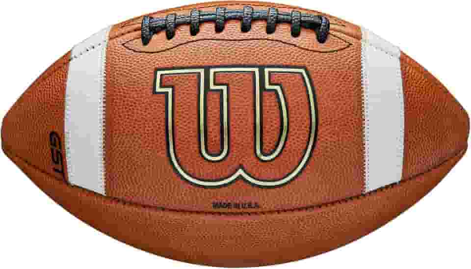 Wilson Jogo de futebol americano de couro NCAA GST