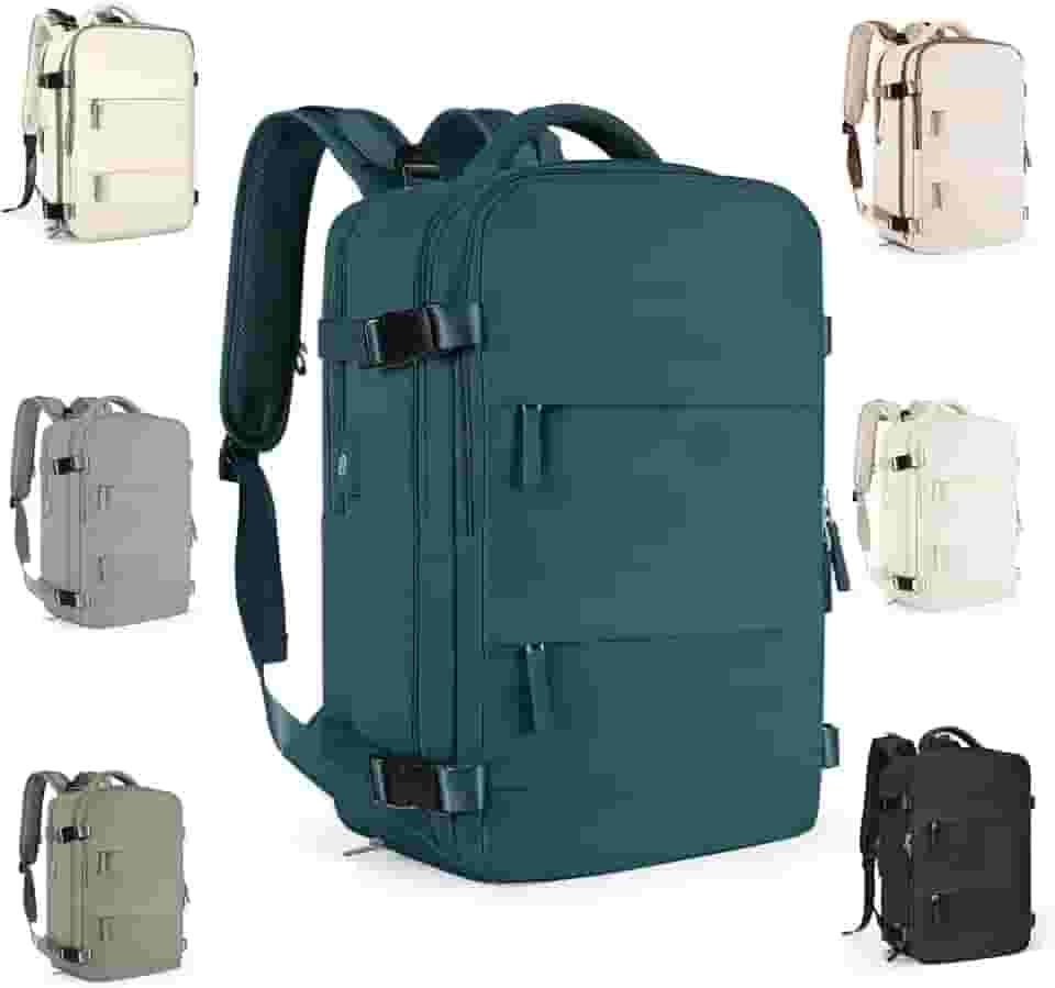 Mochila Executiva de Viagem Grande 40L Impermeável com Porta USB, Mochila Compartimento para Notebook, Mochila Feminina/Masculina Reforçada para Trabalho e viagem – VANOVA