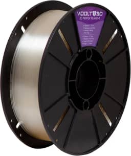 Filamento PETG Natural Translúcido 1kg - 1.75Mm Voolt 3D Para Impressora 3D