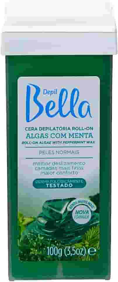 Cera Depilatória Refil Roll-On Algas e Menta Depil Bella 100 g