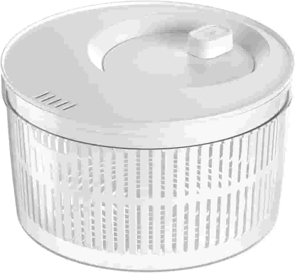 Ou Kit organizador e secador de saladas 5,5L Natural Linha Clear Fresh