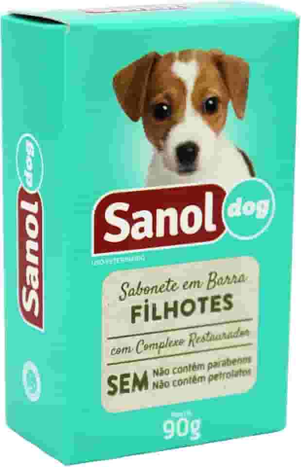 Sabonete Sanol Para Cães E Gatos Filhotes 90g