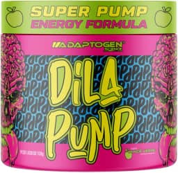 Dila Pump 150g Pré Treino Sem Cafeína Adaptogen Sabor Maçã Verde