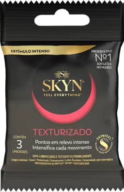 SKYN Preservativo Texturizado Com 3 Unidades
