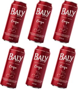 Baly Energético Cereja 473 ml Com 6 unidades