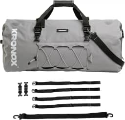 KRONOX Bolsa Duffle Impermeável para Banco Traseiro de Motocicleta. Bolsas Secas e Bagagem para Viagem. Funciona Como Bolsa de Equipamentos, Bolsa de Cauda Ou Bolsa de Rack. Tamanho de 25-40-60 Litros