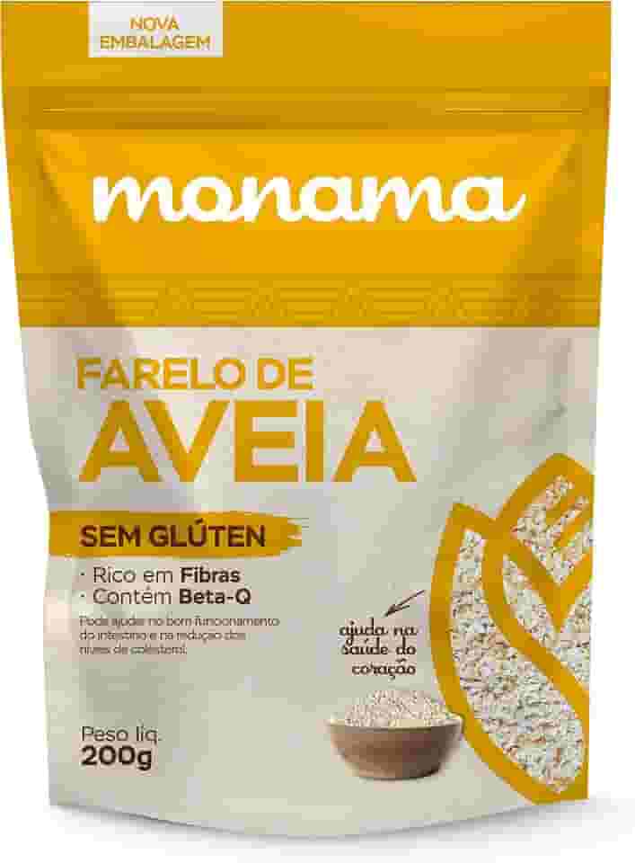 Farelo de Aveia Monama - Sem Glúten - 200g