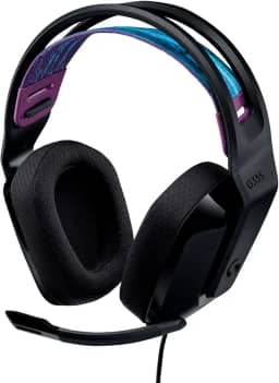 Headset Gamer Logitech G335 com Almofadas com Espuma de Memória, Design Leve e Conexão 3,5mm para PC, PlayStation, Xbox, Nintendo Switch e Mobile - Preto