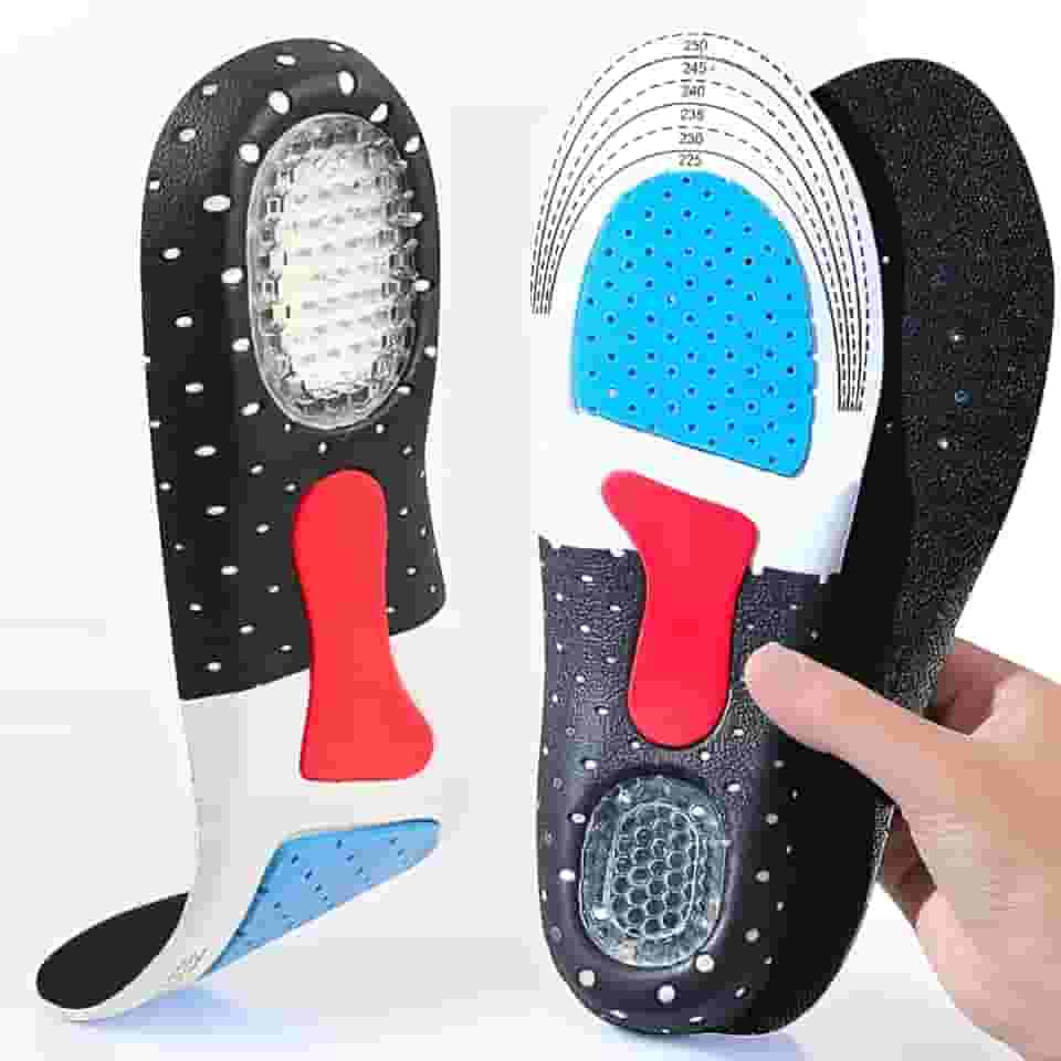 Palmilha Ortopédica Macia Anti Dor Tratamento Fascite Plantar e Esporão (35-40)