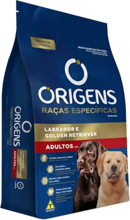 Adimax Origens Cães Adultos Labrador E Golden Retriever 15Kg