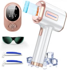 VivaEase Remoção de pelos a laser, 999.900+ Flashes Dispositivo de remoção de pelos IPL para mulheres e homens, remoção de pelos a laser indolor para resfriamento de gelo, removedor de pelos em casa