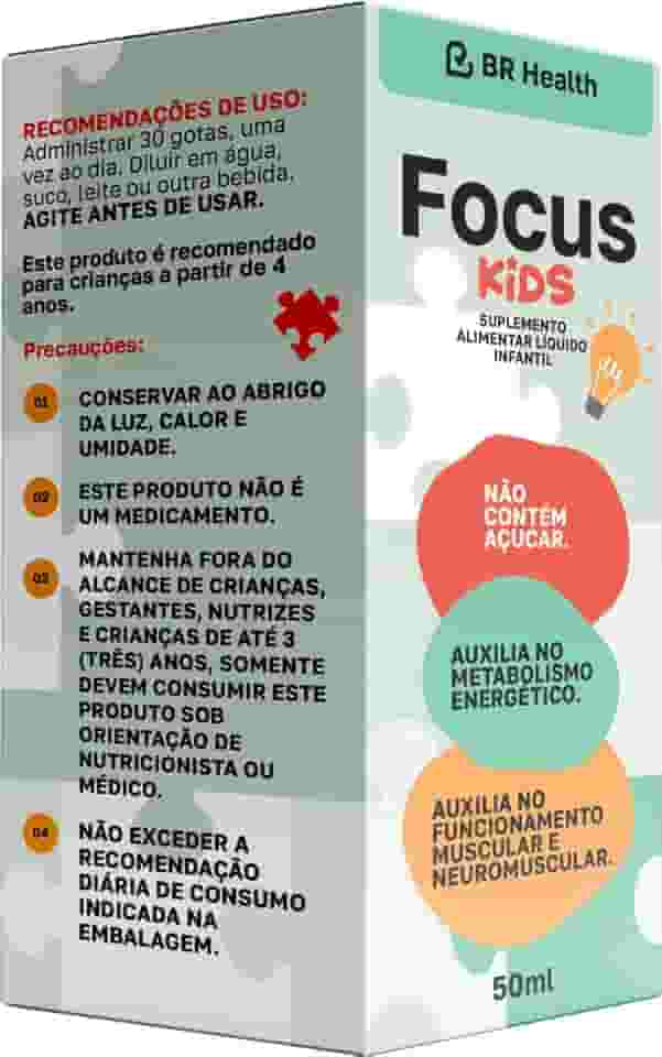BR Focus Kids - Memória e Déficit de atenção - 50ml