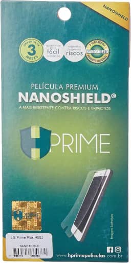 Pelicula HPrime NanoShield para LG Prime Plus H502 (Magna), Hprime, Película Protetora de Tela para Celular, Transparente