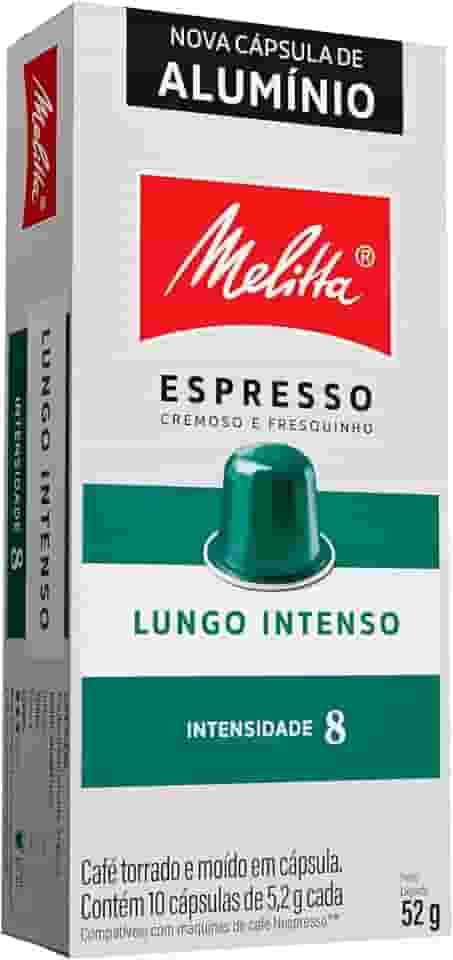 Melitta Capsula Lungo Intenso - Intensidade 8 - Compativel Nespresso
