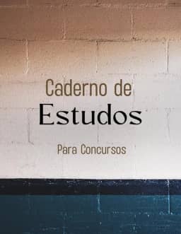 Caderno para concurseiros: Caderno de estudos para pessoas que estudam para concursos públicos
