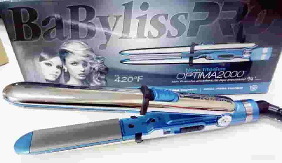 Mini Prancha alisadora Babyliss Pro Nano Titanium Optima 2000 215°C By Roger Bivolt