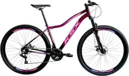 Bicicleta Bike Aro 29 MTB Alumínio KSX SD7 21 Velocidades Marchas Index Cabeamento Interno Feminina